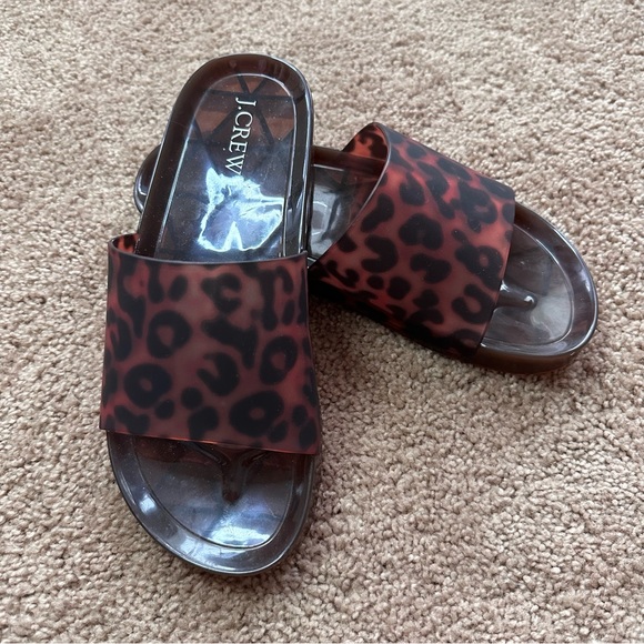 NEW J. Crew Tortoise Slide Sandal Women’s Size 38/7 Water Resistant Pool Slides - Picture 7 of 11